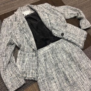 Tweed Blazer and tweed Skirt